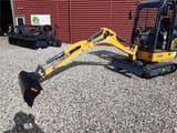 XCMG XE20E mini excavator, front three-quarter view