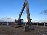2013 Caterpillar 329E crawler excavator front view