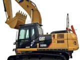 2016 Caterpillar 320DL rupsgraafmachine zijaanzicht