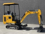2019 JCB 15C-1 mini excavator, side view