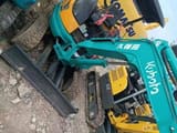 Kubota U-20 mini excavator, high-angle view