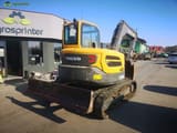 2016 Volvo ECR88D mini excavator, front three-quarter view