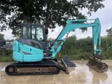 2021 Kobelco SK45SRX-6E mini excavator, side view