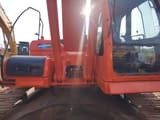 2024 Doosan DX300LC crawler excavator rear cab and boom view