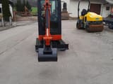 2015 Kubota KX016-4 mini excavator, front view