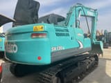 2023 Kobelco SK130 LC Super crawler excavator, rear three-quarter view