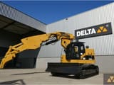 2013 Caterpillar 328D LCR crawler excavator side view