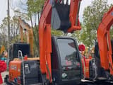 2023 Hitachi Zaxis 60 mini excavator, front three-quarter view