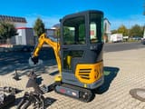 Kubota BK1250KSR mini excavator, rear three-quarter view