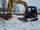 2022 Sany SY75C crawler excavator side view
