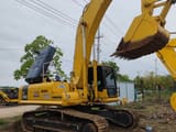 Komatsu PC350 crawler excavator, side view