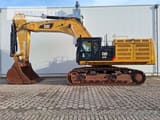 2020 Caterpillar 374FL crawler excavator, side profile view