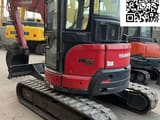 2023 Yanmar VIO55 mini excavator, front three-quarter view