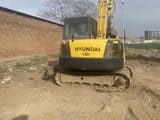 2023 Hyundai 80-7 excavator, rear view