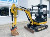 2018 Caterpillar 301.7D mini excavator, side view