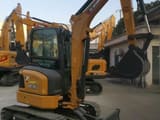 2025 XCMG XE35U mini excavator, front three-quarter view