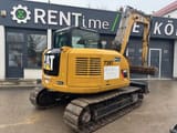 2016 Caterpillar 308E2CR crawler excavator, rear three-quarter view
