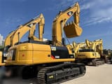 2022 Caterpillar 336D crawler excavator, rear three-quarter view