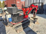 2020 Springer MAX PRO-E mini excavator, rear three-quarter view