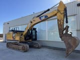 2017 Caterpillar 326F LN crawler excavator side view