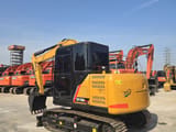 2024 Sany SY75C PRO mini excavator, rear three-quarter view