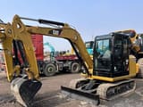 Caterpillar 306E mini excavator, side view