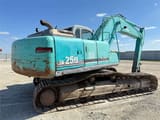 2001 Kobelco SK 250 crawler excavator rear three-quarter view