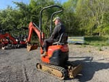 2016 Kubota U10-3 mini excavator, side view