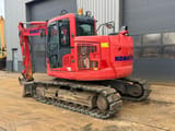 2017 Komatsu PC138US-11 crawler excavator, rear three-quarter view