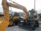 2022 Hyundai R150W-9S wheel excavator, front three-quarter view