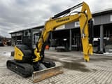 2021 Yanmar VIO57-6B mini excavator, side view