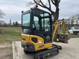 2022 XCMG XE20E mini excavator, rear three-quarter view