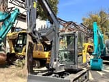 2021 Volvo EC60D mini excavator, front three-quarter view