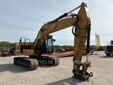 2020 Caterpillar 320-07 crawler excavator, side view