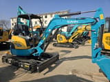 2024 Kubota U-30-5 mini excavator, rear three-quarter view