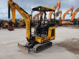 2019 JCB 15C mini excavator, side view