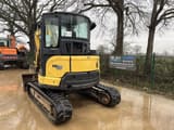 2017 Yanmar ViO50 mini excavator rear three-quarter view