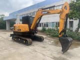 2023 Sany SY60C crawler excavator, side profile view