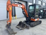 2023 Hitachi ZX33U-6 mini excavator, side view
