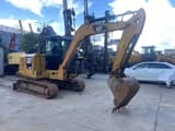2022 Caterpillar 307E crawler excavator, side view