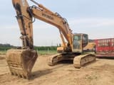 2023 Hyundai R385LC-9T crawler excavator, front three-quarter view