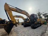 2022 Sany SY245 crawler excavator, front three-quarter view