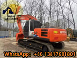 2024 Hitachi Zaxis 210 crawler excavator, rear three-quarter view
