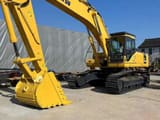 2022 Komatsu PC400-7 crawler excavator, side profile view