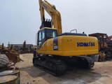 2013 Komatsu PC200 crawler excavator, rear three-quarter view