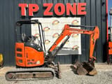 2017 Hitachi ZX26U-5 mini excavator, side view
