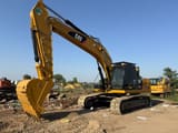 2022 Caterpillar 325D crawler excavator, side profile view