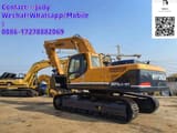 2021 Hyundai R305LC-9T crawler excavator, rear three-quarter view