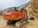 2019 Hitachi Zaxis 250LCN crawler excavator, rear three-quarter view