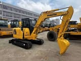 2022 Komatsu PC56-7 mini excavator, side view